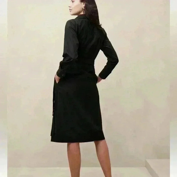 Banana Republic POPLIN MIDI SHIRTDRESS - Picture 2 of 4